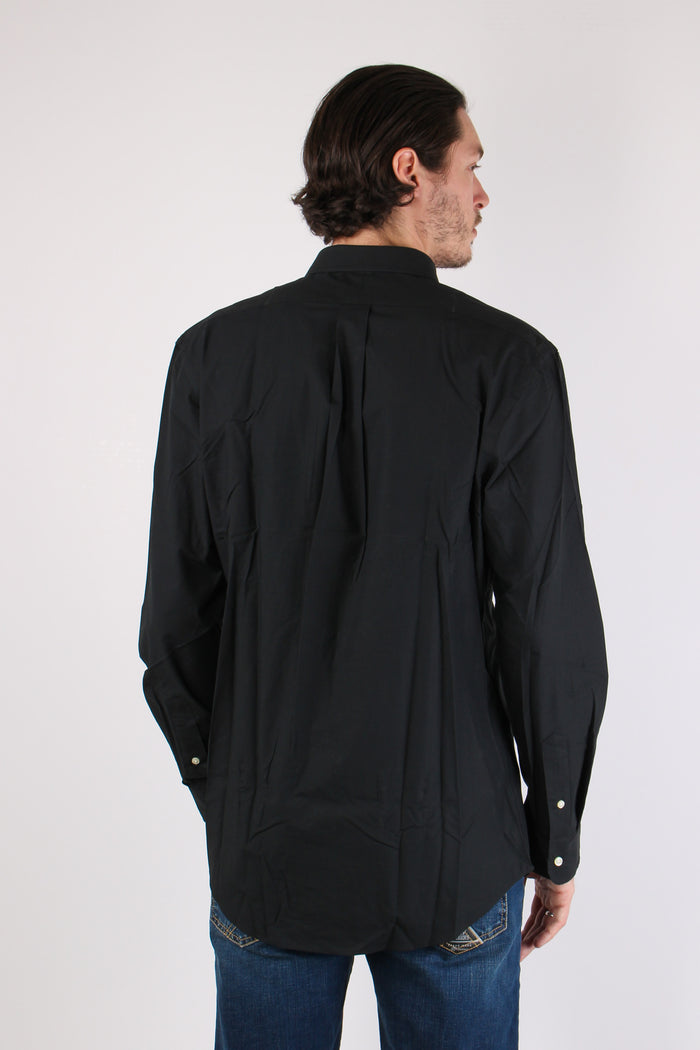 Camicia Slim Botton Down Polo Black-5