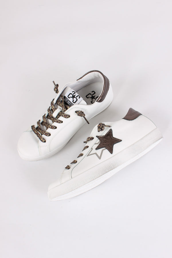 Sneakers Prime Star Lamina Bianco/moro-2