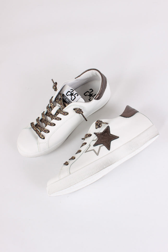 Sneakers Prime Star Lamina Bianco/moro-2