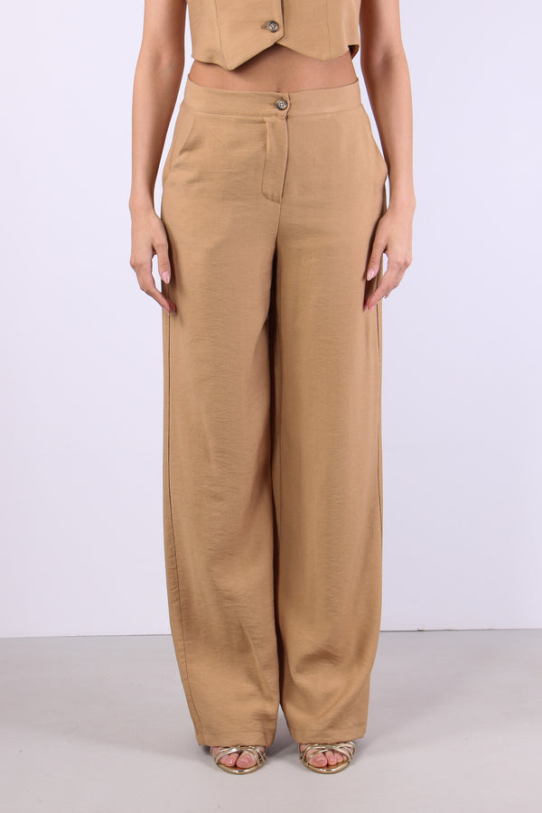 Pantalone Palazzo Misto Viscos Terra-2