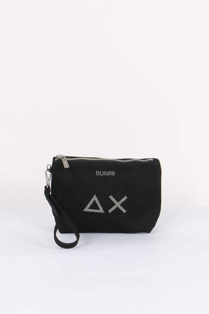 Mini Pochette Canvas Nero