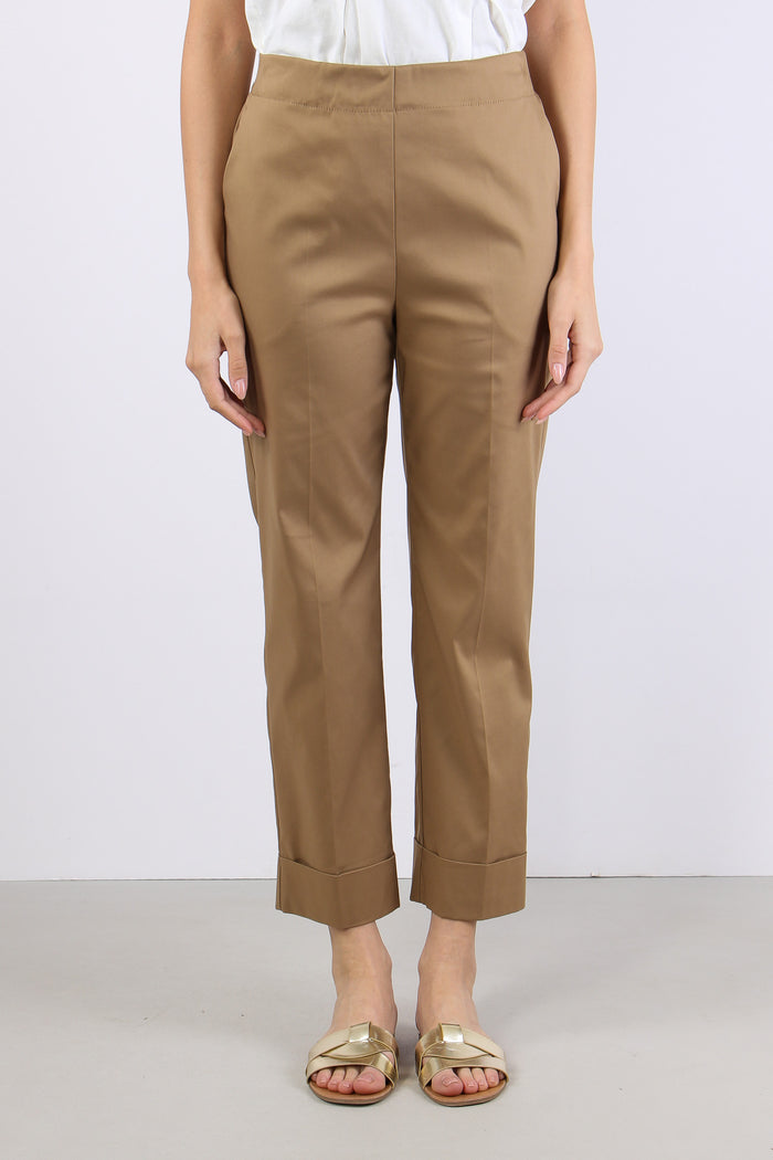 Pantalone Dritto Risvolto Terra-2