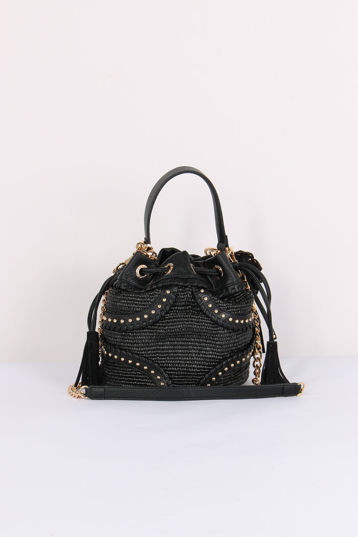 Secchiello Rafia Black-4