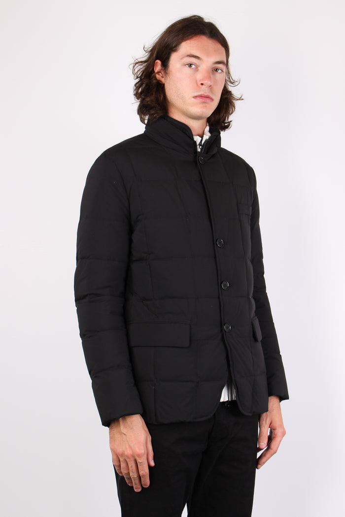 Down Jacket Microfibra Nero-5