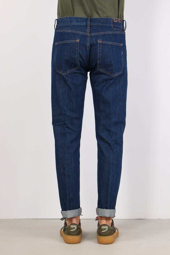 Icon Denim Regular Taglio Dritto Denim Scuro-5