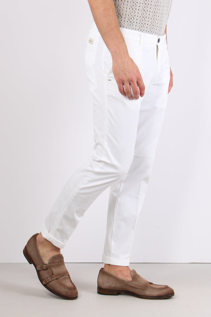 Pantalone Chino Extra Slim Bianco-4