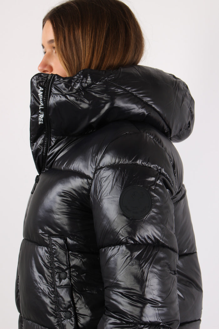 Biddy Piumino Cappuccio Luci Black-3