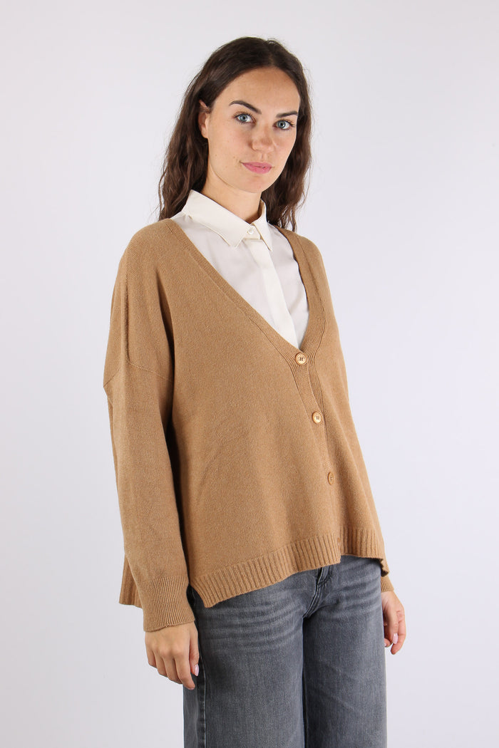 Cardigna Over Maglia Apple Cinnamon-3