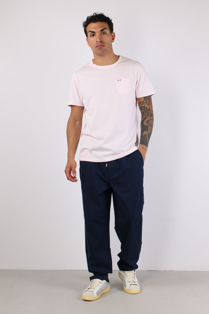 T-shirt Cotone Taschino Rosa