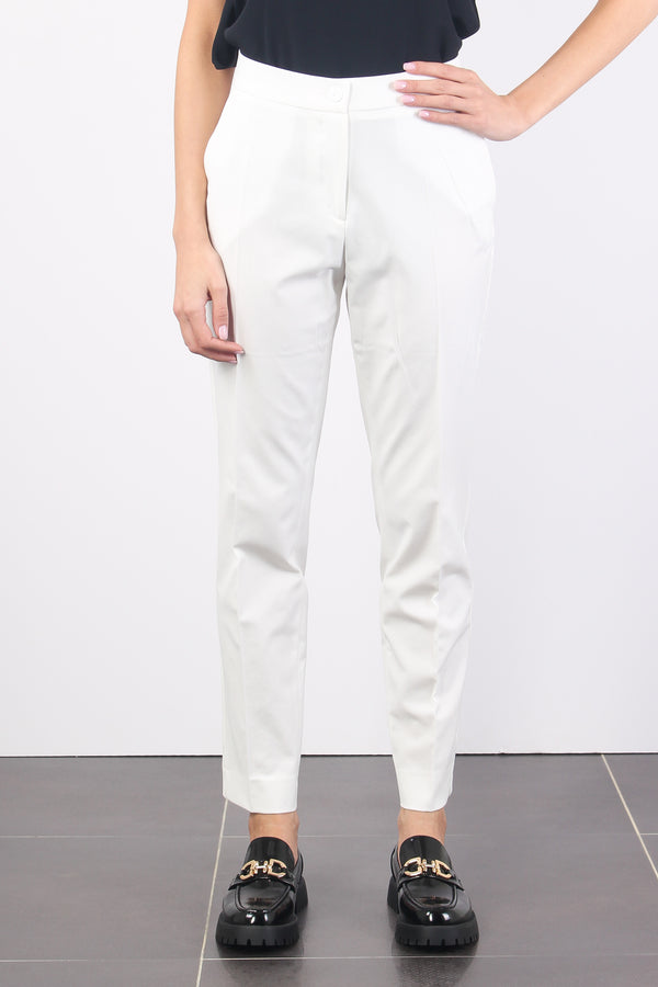 Pantalone Chino Tela Bianco Ottico-2