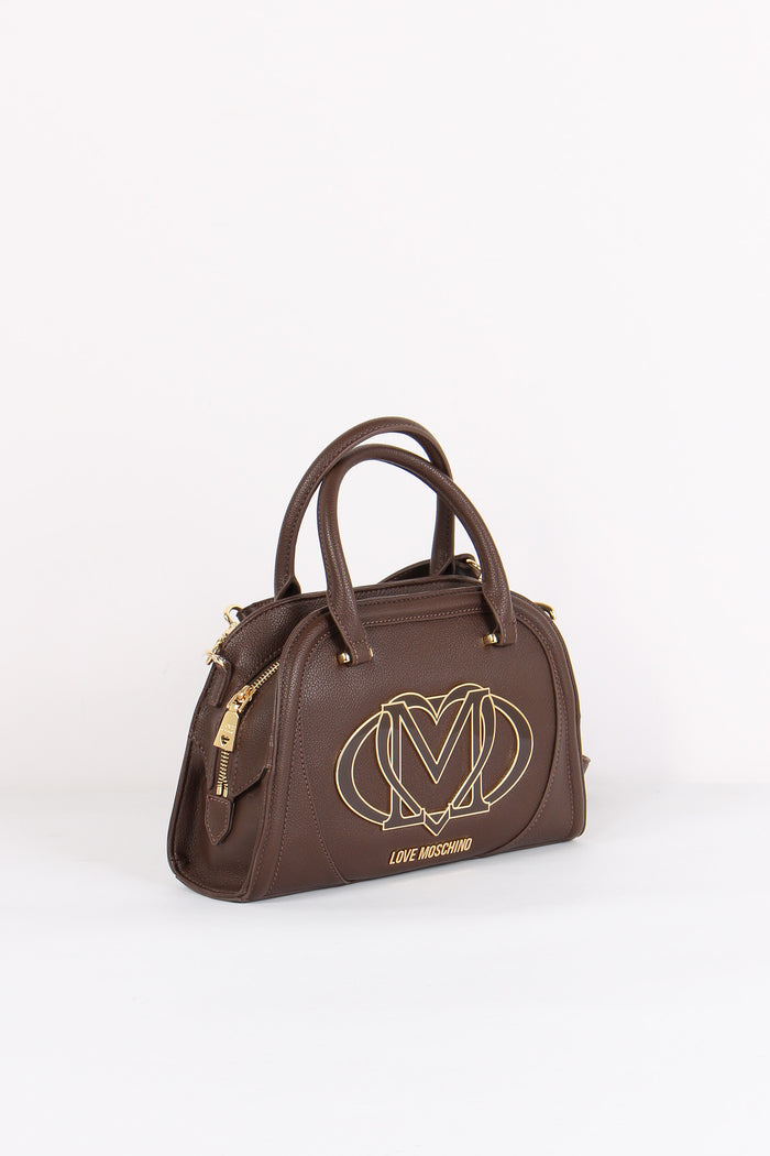 Bauletto Maxi Logo Placca Testa Di Moro-6