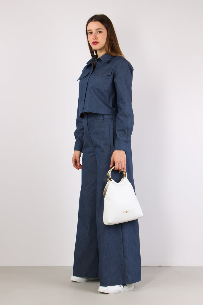 Camicia Corta Chambry Denim-3