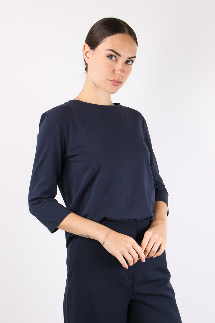 Multia Maglia Manica 3/4 Blu-3