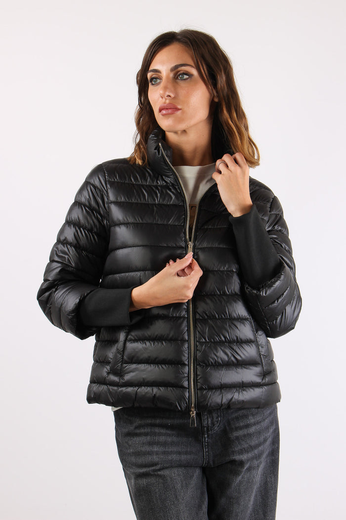 Piumino Nylon Cangiante Nero-7