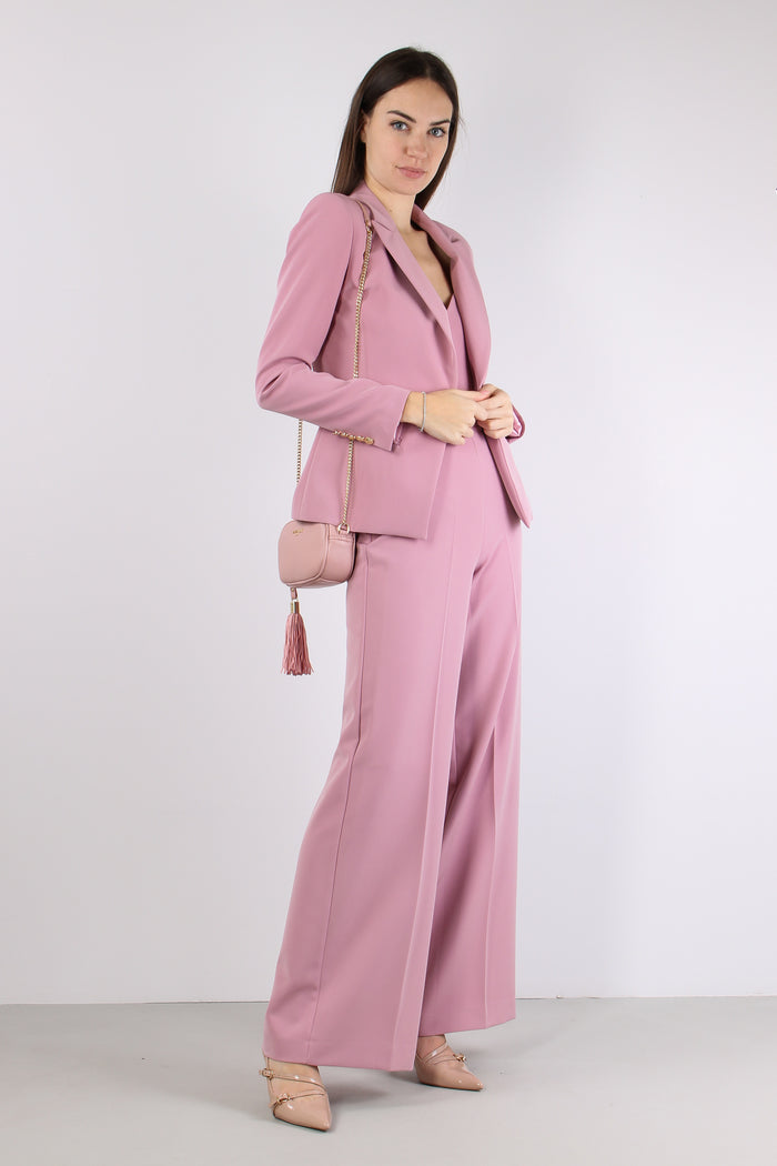 Pantalone Palazzo Tessuto Tecnico Our Pink
