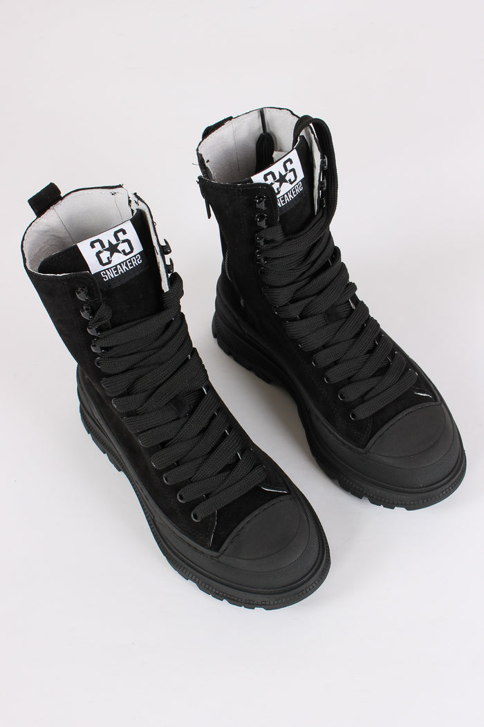 Stivale Tip Star High Block Nero-5