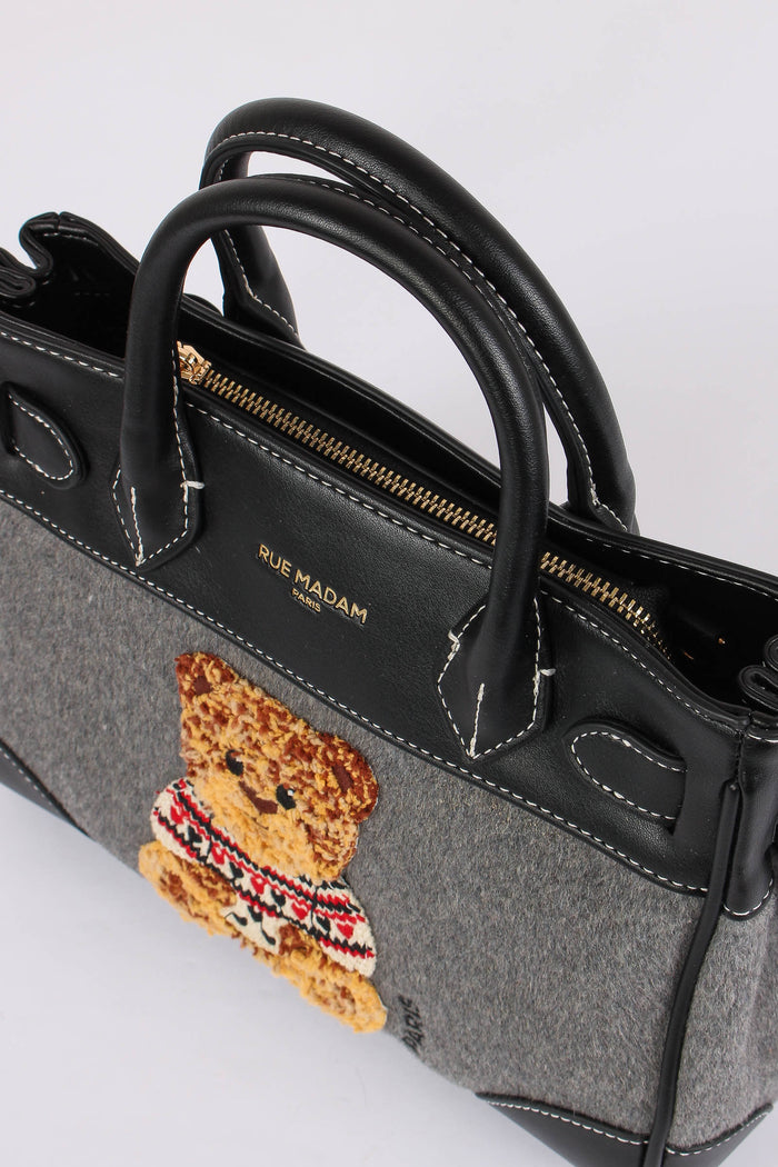 Mini Shopping Orsetto Grey-5
