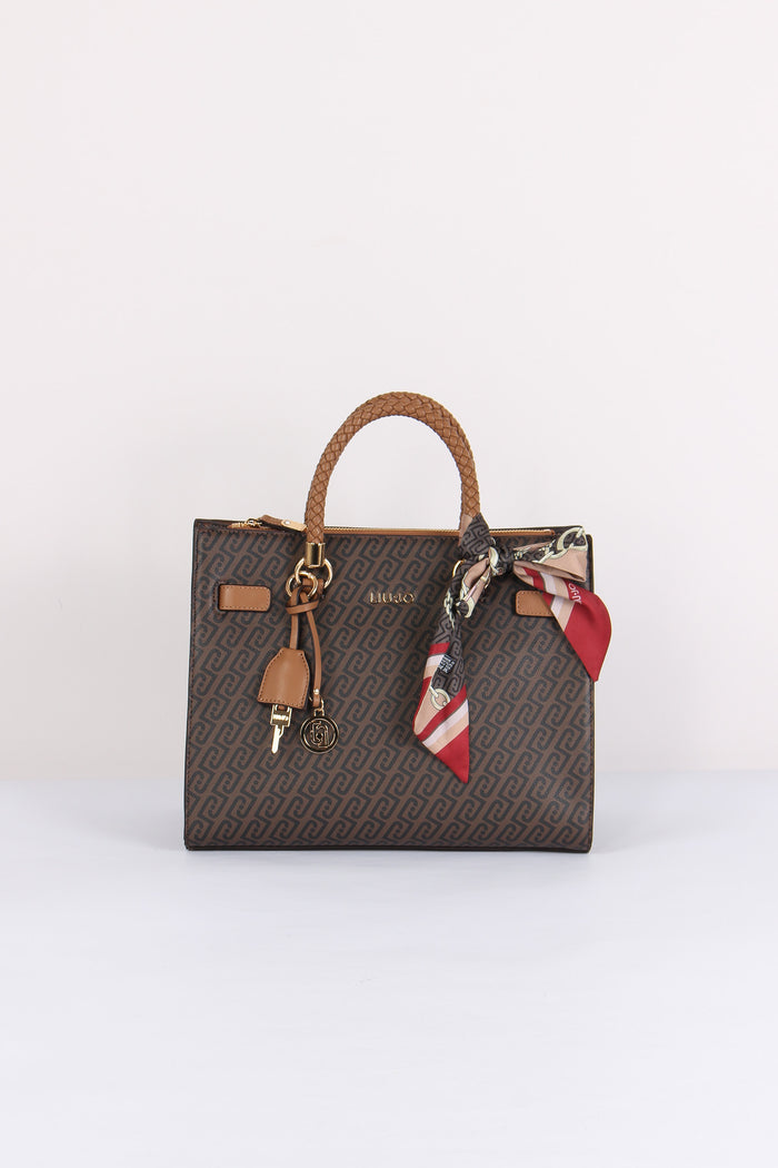 Shopping Logo Monogram Suede