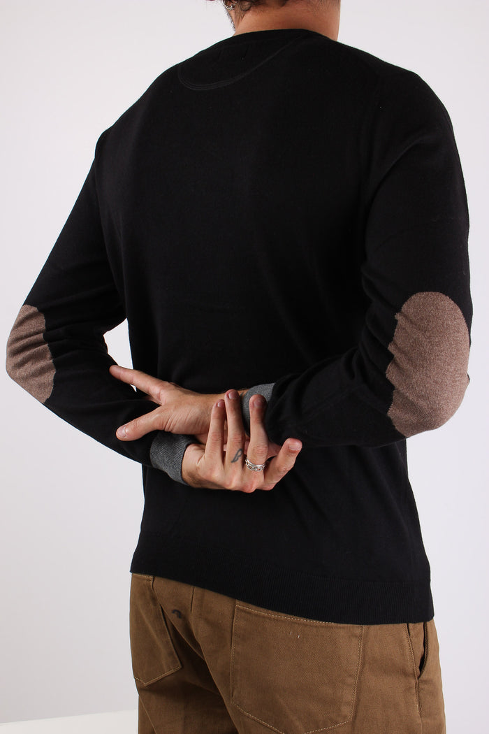 Maglia Profilo Toppa Nero-6