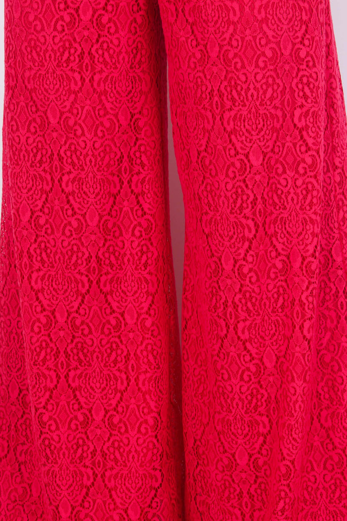 Pantalone Palazzo Pizzo Magenta-7