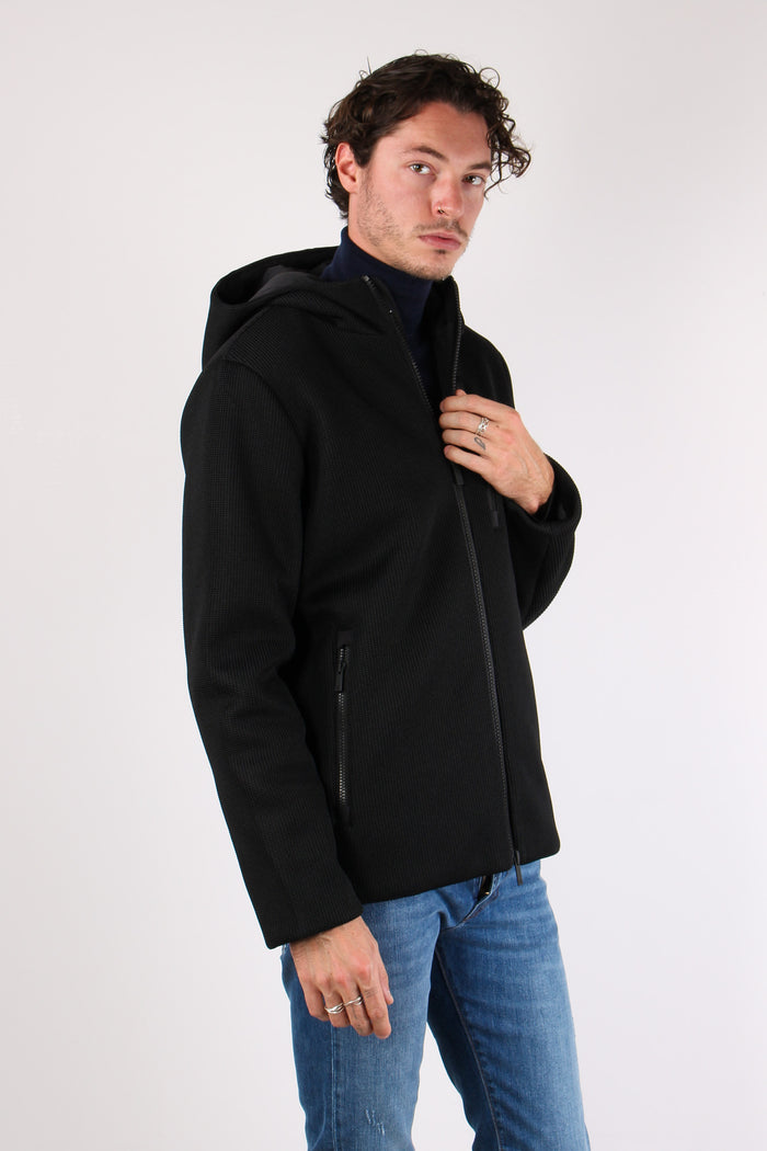 Giubbotto Corto Tricotech Black-6