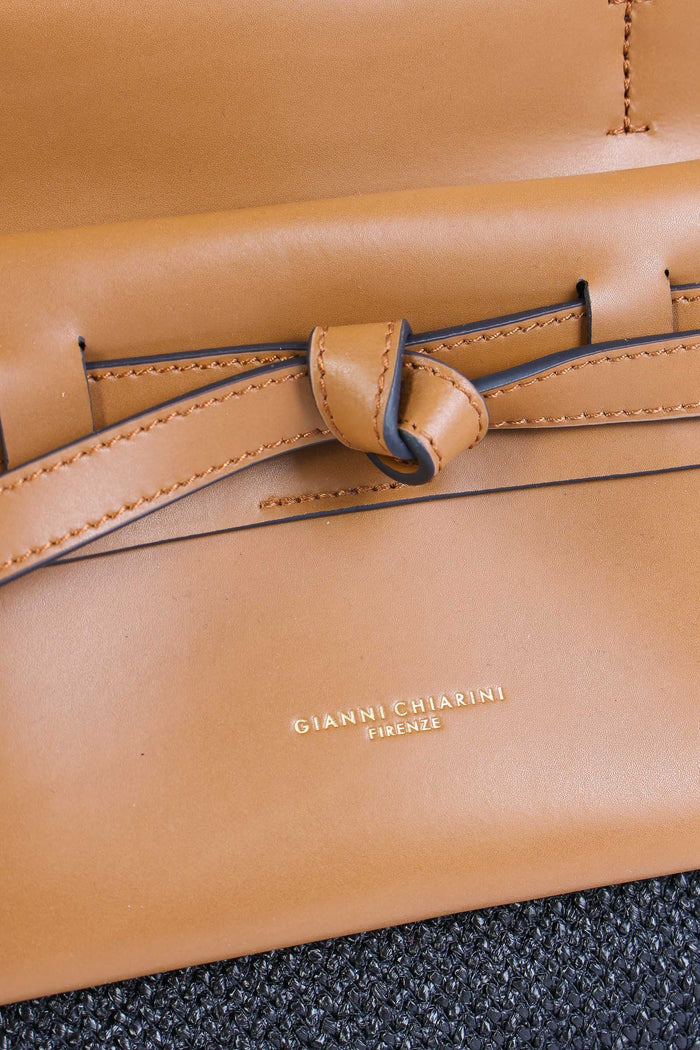 Belty Shopping Mini Rafia Nero/cuoio-10