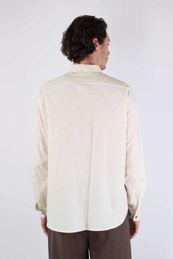 Attore Camicia Polo Operata Beige-4