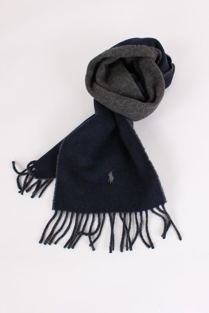 Sciarpa Bicolor Lana Navy/charcoal-4