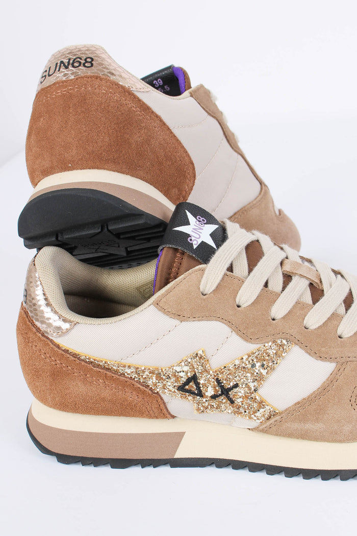 Sneakers Stargirl Glitter Beige-6