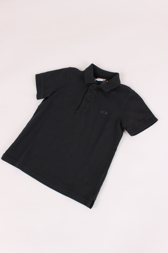Polo Cold Dye Cotone Navy Blue-3