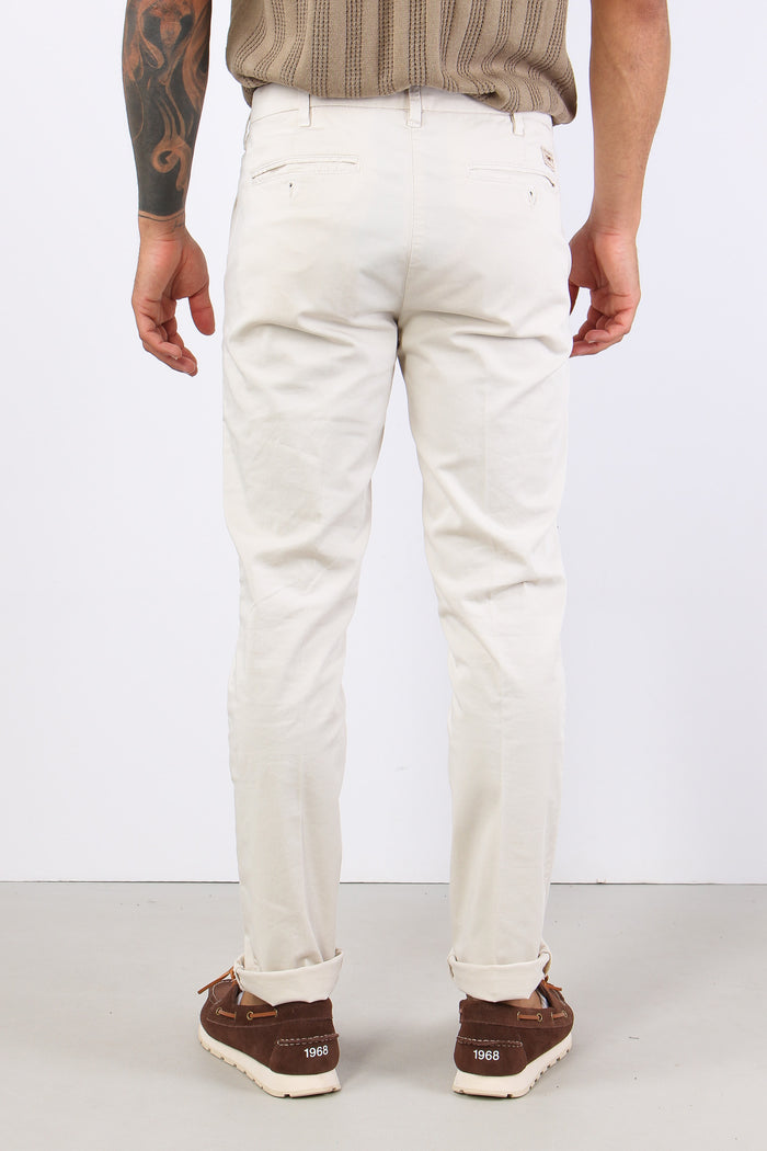 Chino Slim Gabardina Panna-4