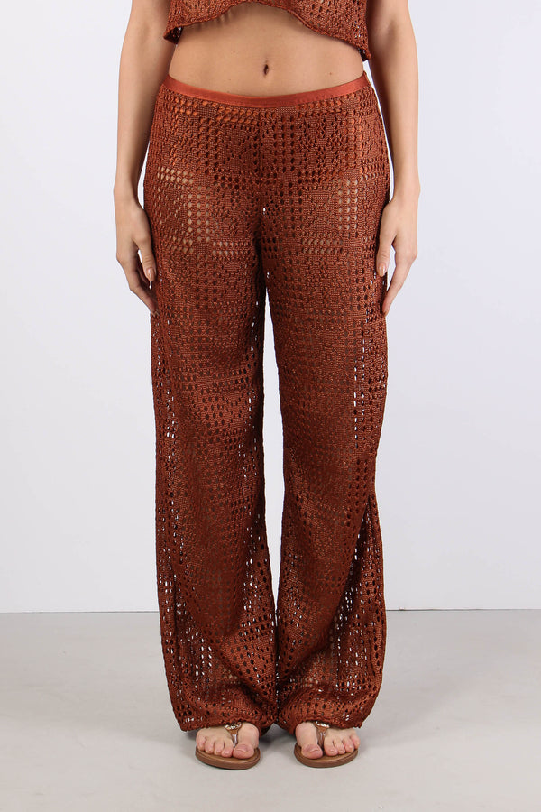 Pantalone Crochet Bronzo-2