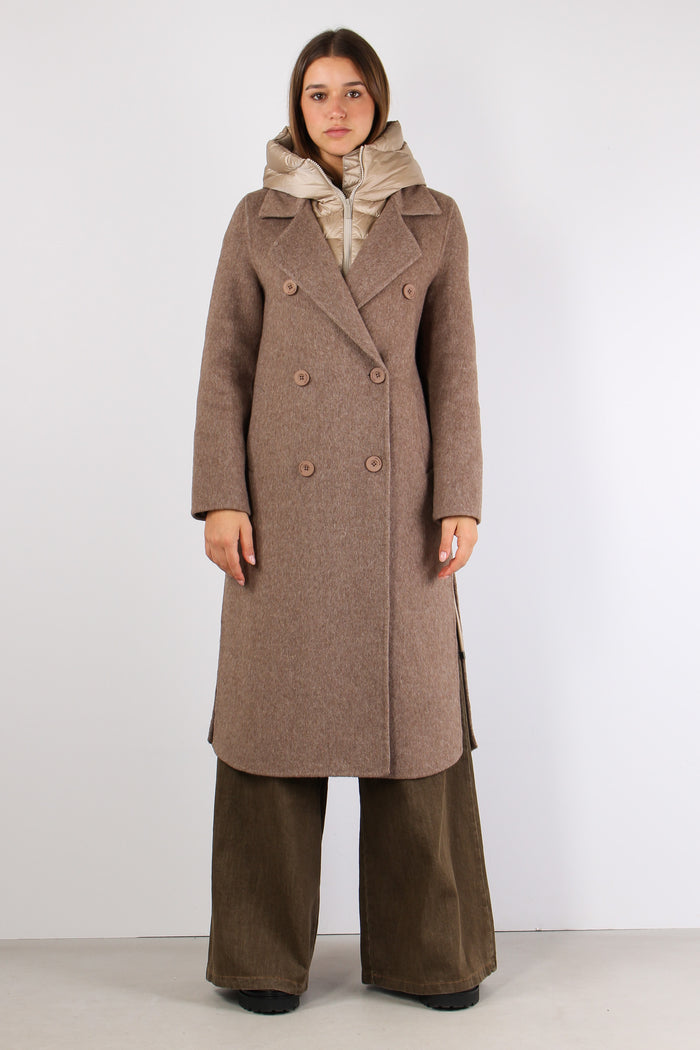 Cappotto Lana Doppiopetto Taupe-3