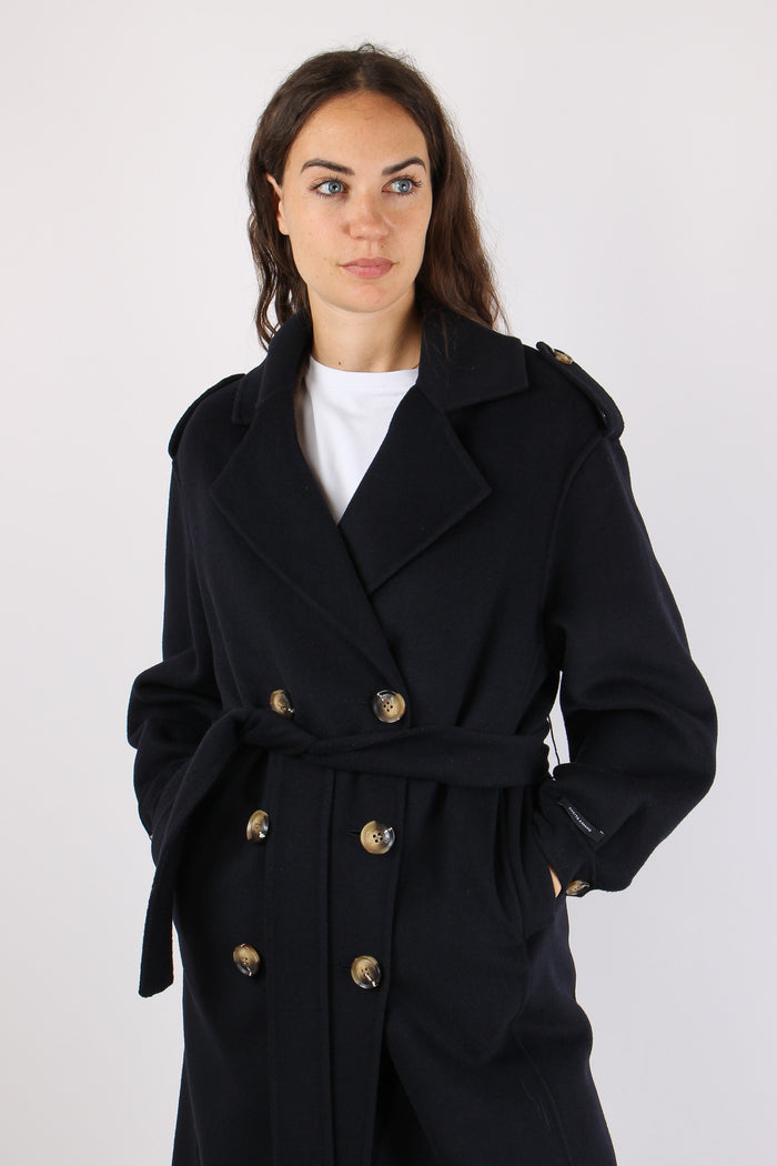 Cappotto Lana Doppiopetto Blu-7
