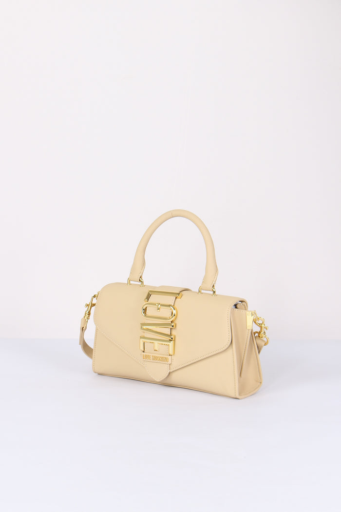 Pochette 1 Manico Maxi Logo Burro-2