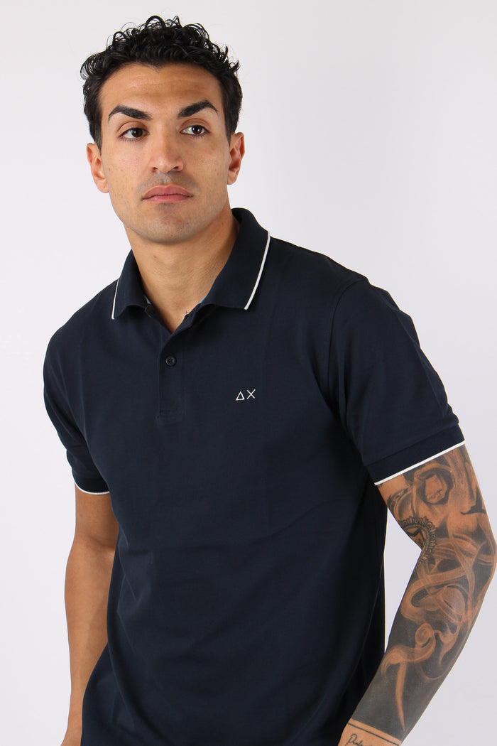 Polo Profilo Sottile Navy Blue-7