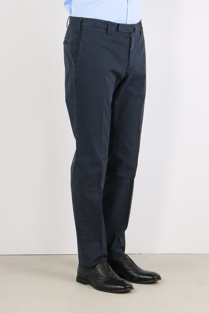 Pantalone Tasca America Tela Royal Blu-5