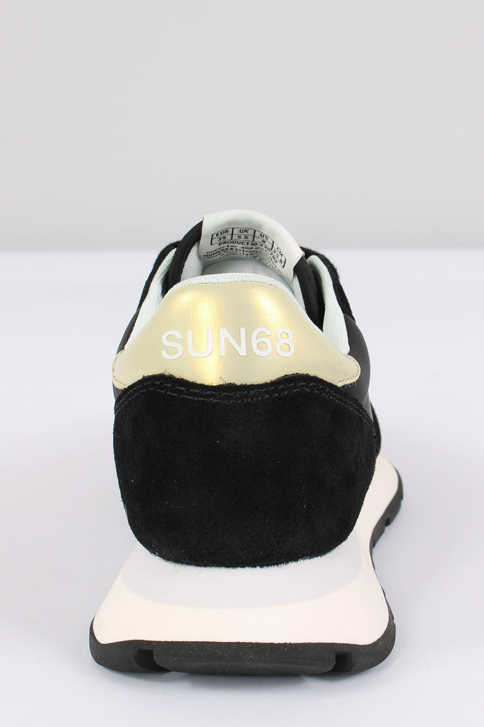 Sneaker Ally Gold Silver Nero-9
