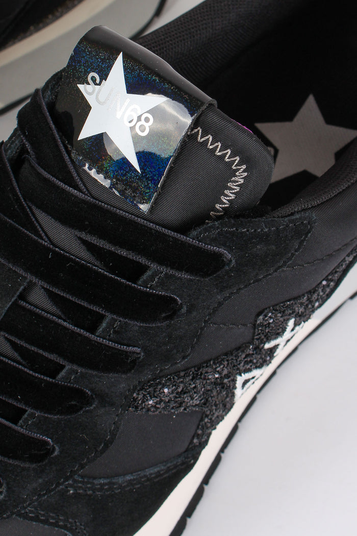 Sneaker Stargirl Glitter Logo Nero-9