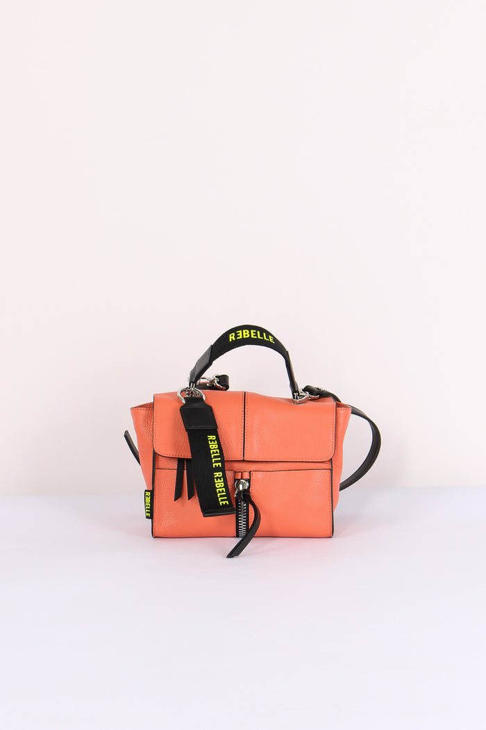 Chloe Mini Cartella Zip Centrale Papaya