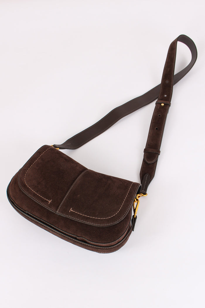 Helena Round Tracollina Suede Moka-3