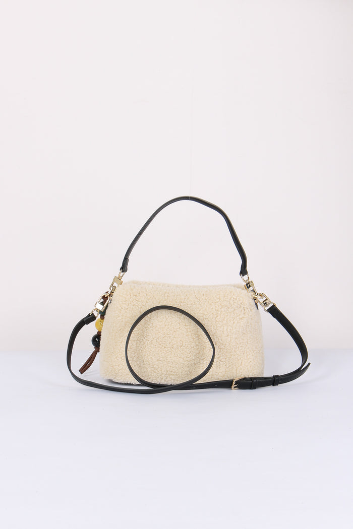 Ski Glam Baguette Teddy Bianco/nero-3