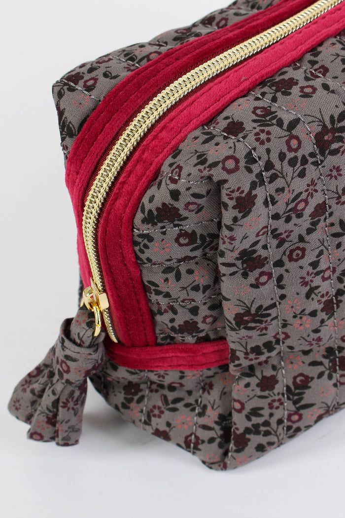 Pochette Patch Lettera G Grigio/ciliegia-6