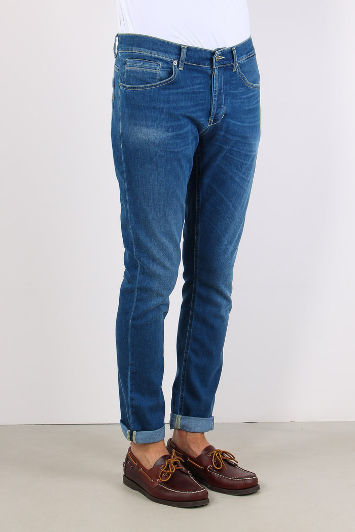 George Denim Skinny Pulito Denim Medio-6