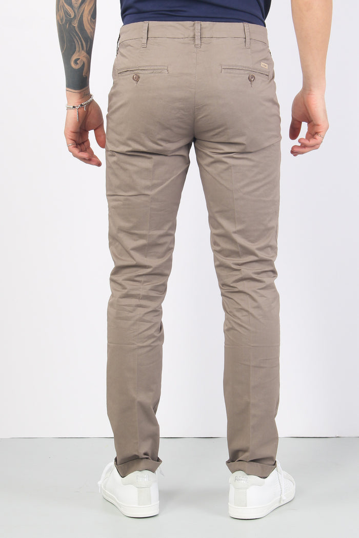 Pantalone Chino Leggero Tan-3