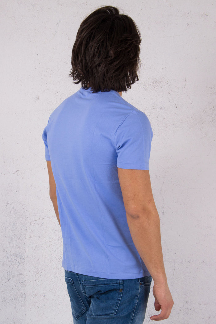 T-shirt Basica Girocollo Blue-2