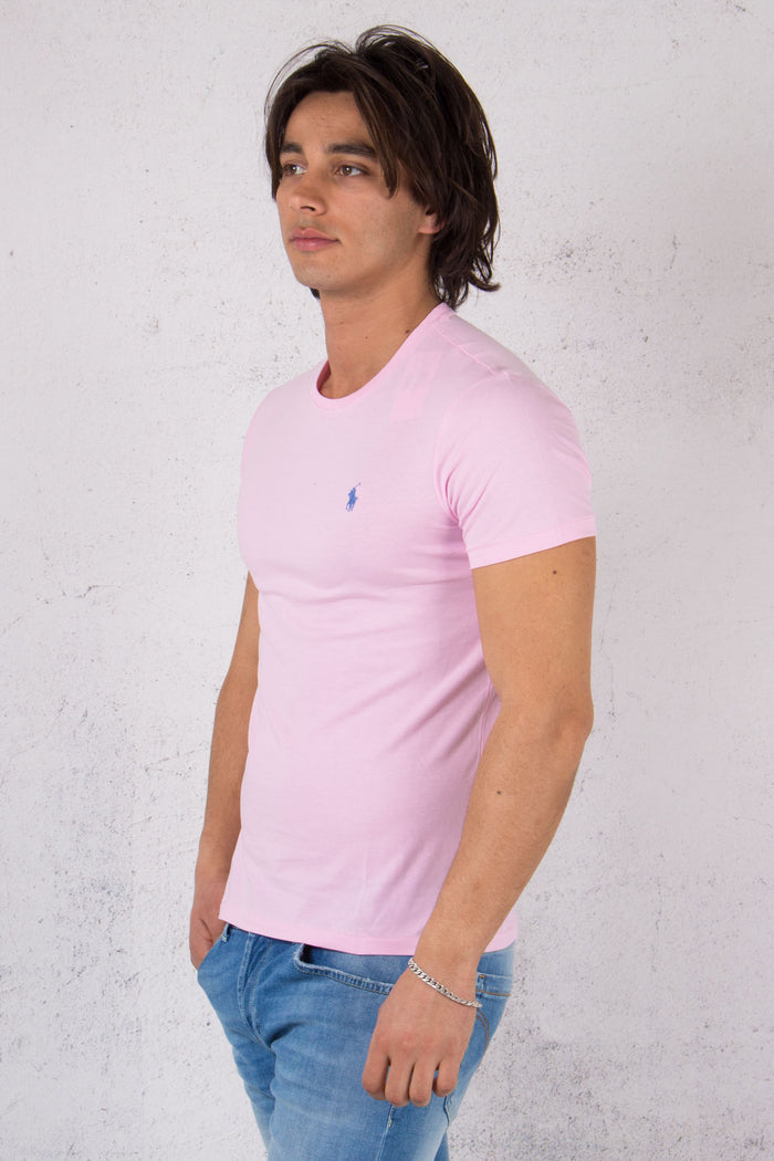 T-shirt Basica Girocollo Pink-3