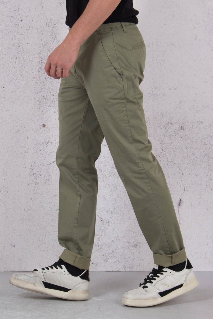 Pantalone Micro Operato Salvia-4