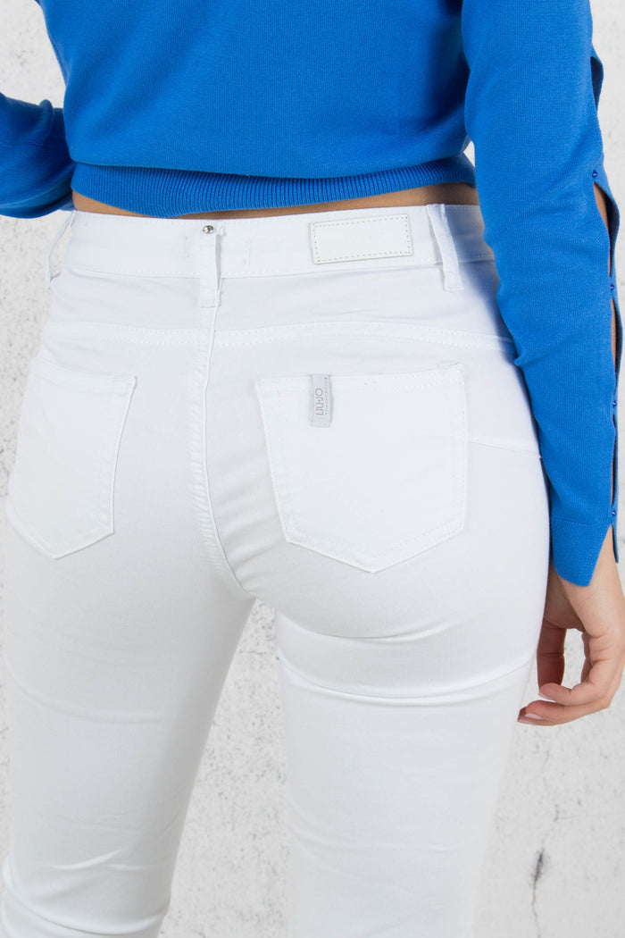 Pantaloni Monroe Bianco Ottico-6
