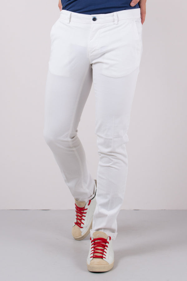 Pantalone 5 Tasche Bianco